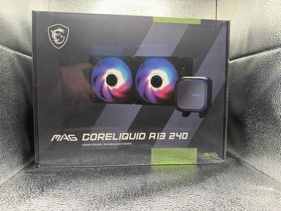 Aio, сжо, водяное охлаждение с RGB MSI Mag CoreLiquid a13 240