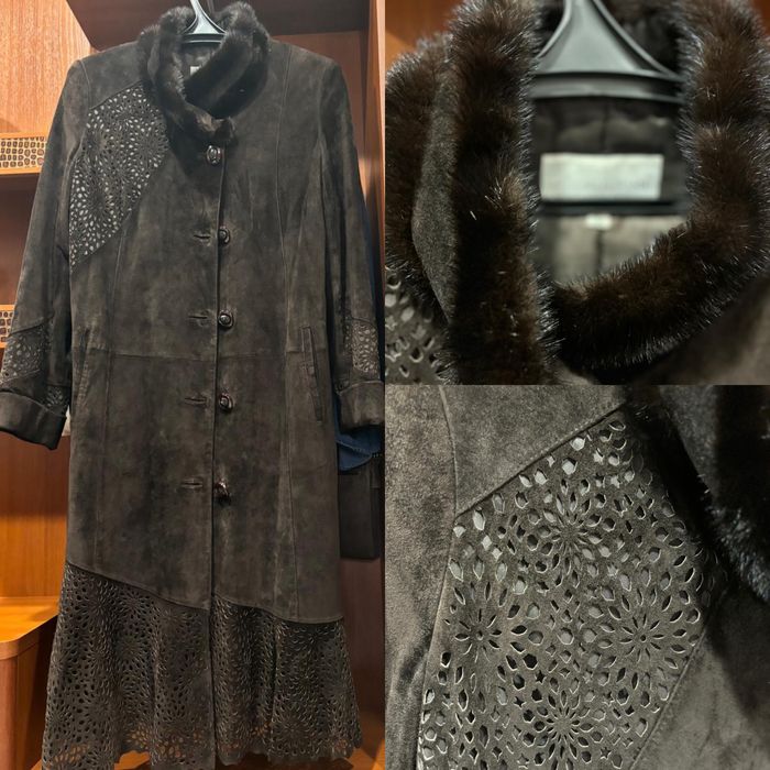 Демисезонная дубленка натуралка