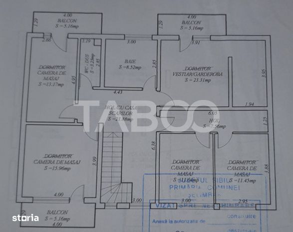 Apartament la casa de vanzare 4 camere 2 bai 118 mp Slimbar Sibiu