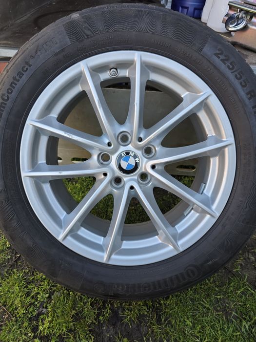 Оригинални лети джанти с датчици и гуми 17-ки 5х112 от BMW 5er / i5 G30, G31 (2017-2024)