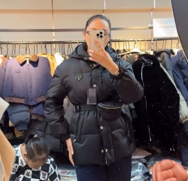 Куртка «Prada” пух