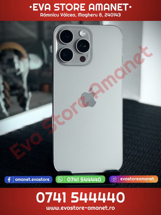 Apple iPhone 15 Pro Max Natural Titanium 256GB Neverlocked