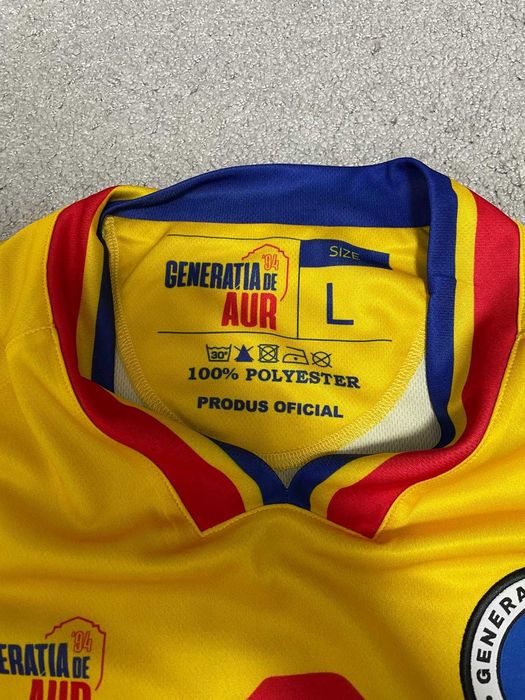 Tricou Generatia de Aur / Pasadena 94 / nr. 6 Gica Popescu cu autograf