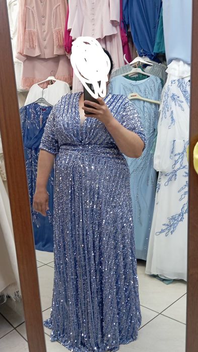 Вечерный платя  үлкен размерде көйлектер