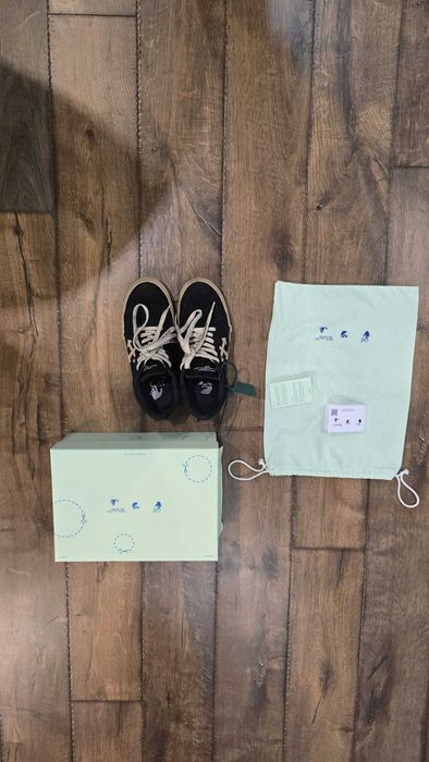 papuci Off-White vulcanized negrii