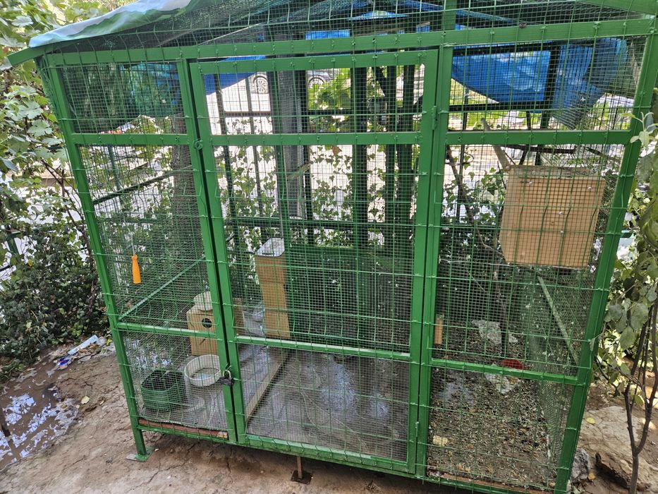 Большая клетка для птиц