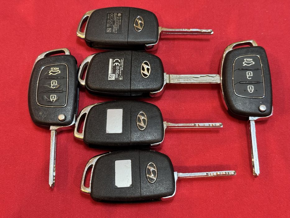 Ключ за Hynday  Santa Fe IX35/ I20/ I40 оригинален сгъваем с 3бутона