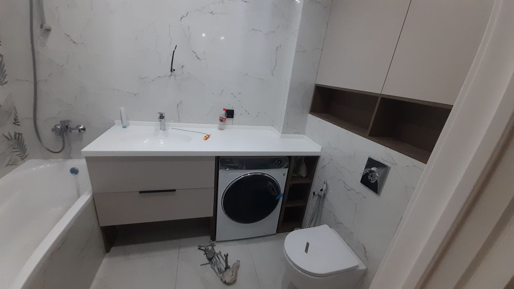 Укладка плитки и керомагранит