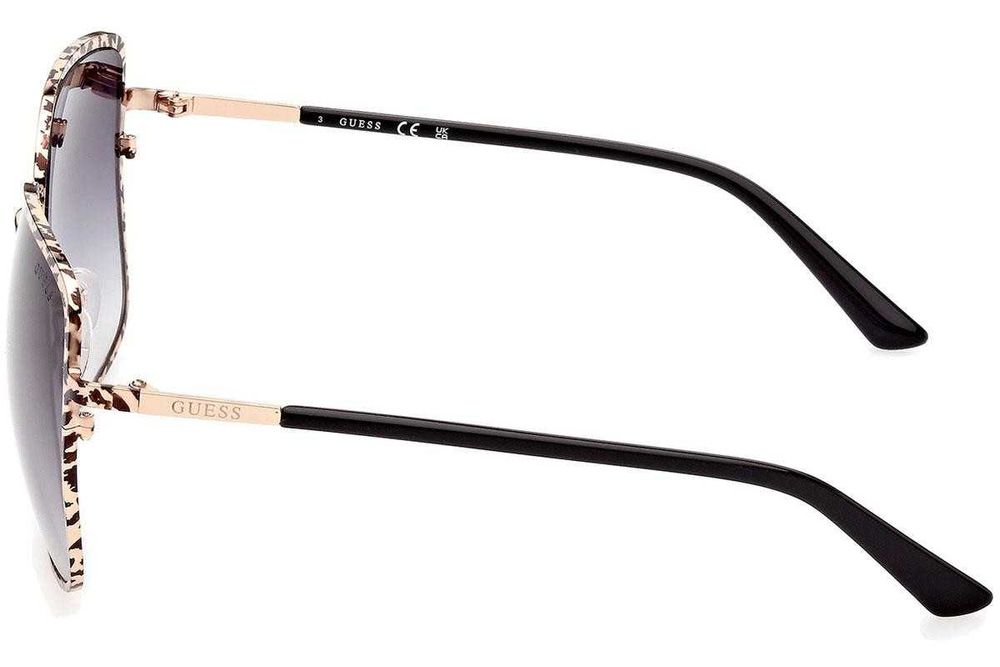 GUESS – Дамски метани слънчеви очила "ROSE GOLD LEOPARD" нови с кутия