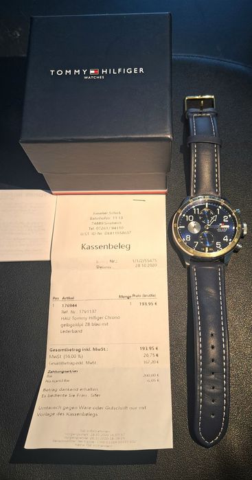 Ceas Tommy Hilfiger Trent 1791137 – Full Set (Cutie + Bon Fiscal)