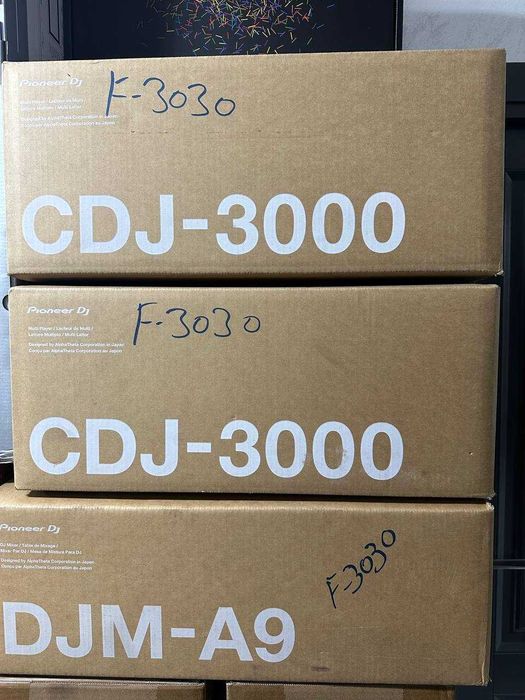Pioneer Dj  CDJ -3000 + DJM-A9 комплект продается (новый)