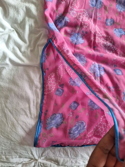 Haina traditionala din India, marime unica, model floral