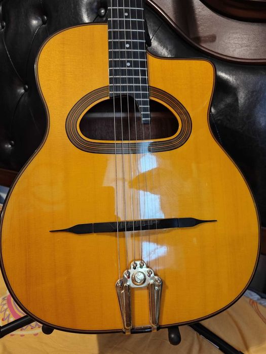 Chitara jazz manouche Gitane D-500 - Grande Bouche Django Gypsy Jazz Guitar