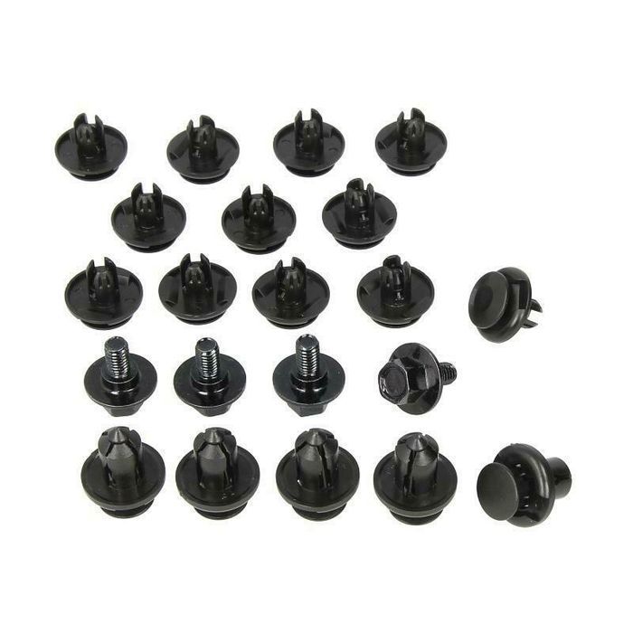 Set fixare scut motor Honda Accord Sedan/Combi UE 10.2005, Accord Sedan/Combi UE 09.2008; set 21 buc, fixare scut sub motor, 901SE0-000, 915S003,