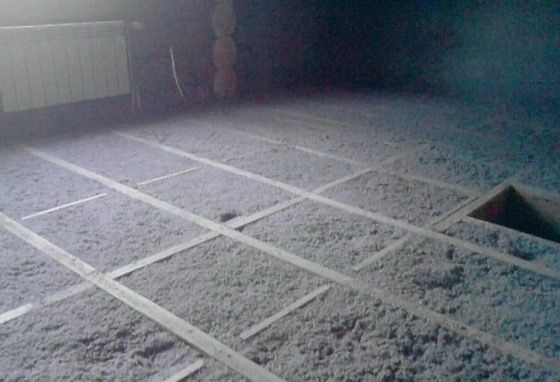 Эковата утепление крыши