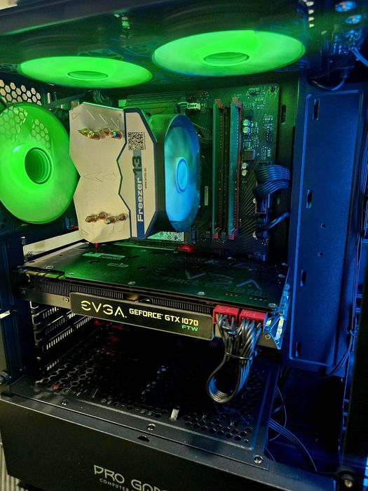 Геймърски Компютър (i5-9400F / GTX 1070 FTW / 16GB RAM / 512GB NVMe / Win 11 Pro)
