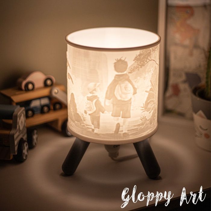 Персонализирана Литофан лампа със снимки