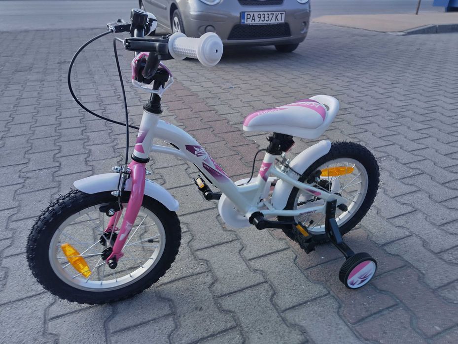 Велосипед 14" ALICE бял