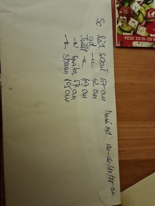 Masa lemn masiv extensibila si scaune