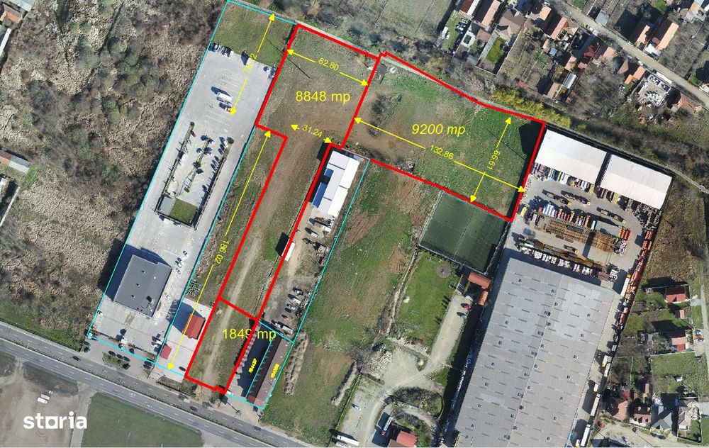 Teren  10.600 mp   str Ogorului ,zona magazin Arabesc