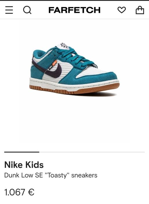 Nike Dunk Low Toasty Rift Blue. Mărimea 39