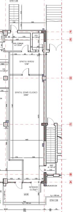 Spațiu comercial 75 m² de închiriat – zonă comercială Balanța, Sibiu