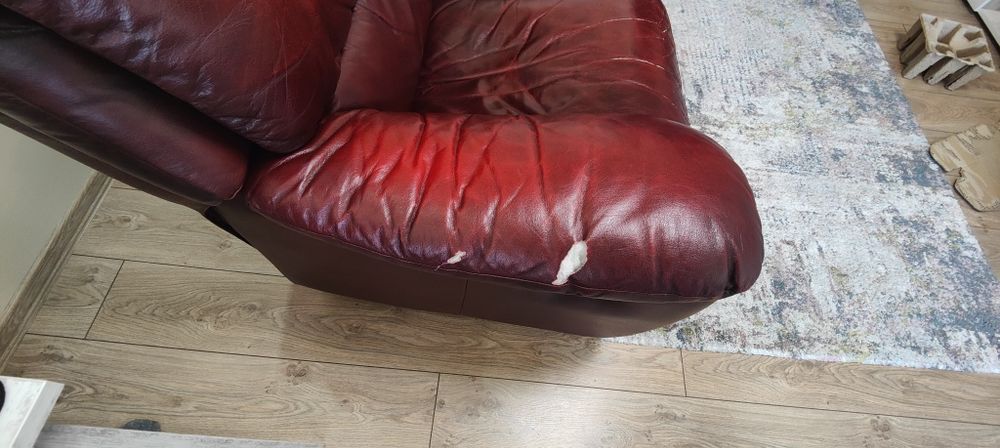 Дивани от естествена  кожа двойка и тройка