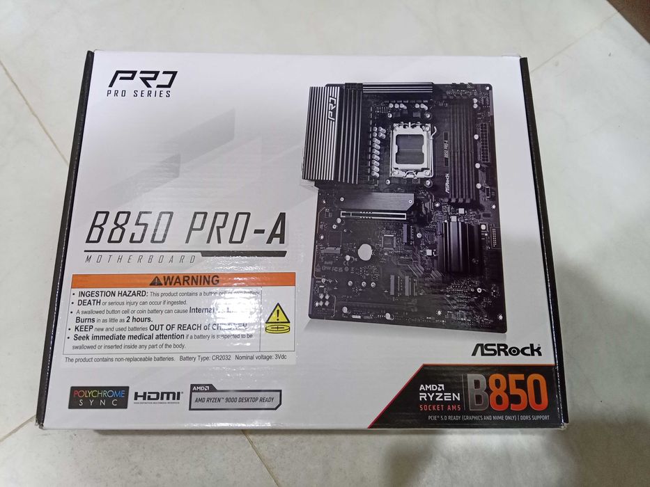 Asrock B850 PRO-A, 14+2+1 фаз, 8 слоёв, 4 слота м2
