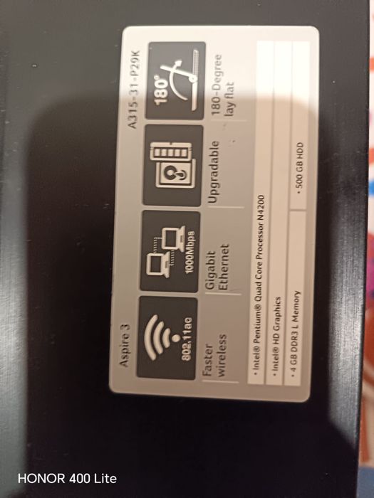 Ноутбук марки acer