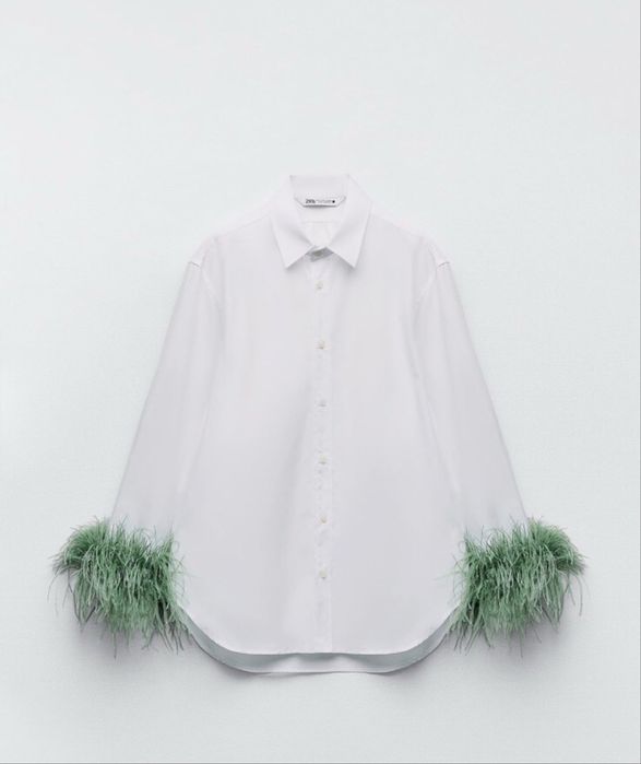 Риза с пера Zara и панталон