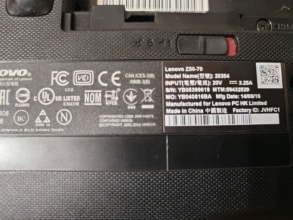 Lenovo Z50-70 i7 1tb hdd si Terra mobile 1512