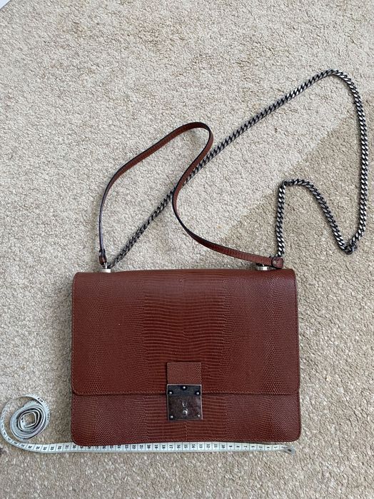 Geanta piele maro MUSETTE CAROLE