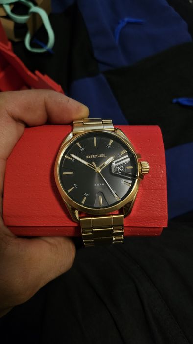 Ceas de mana bărbătesc diesel auriu