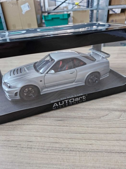 AutoArt Nissan Skyline GT-R (R34) Z-Tune Silver 1/18