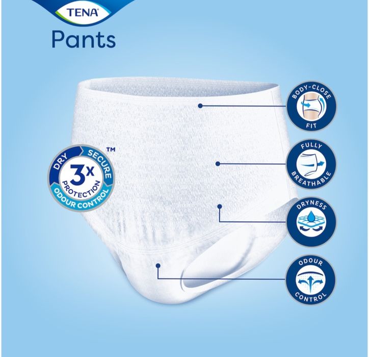 Chilot pentru incontinenta adulti, Tena Pants Normal, marime L, 30 bucati