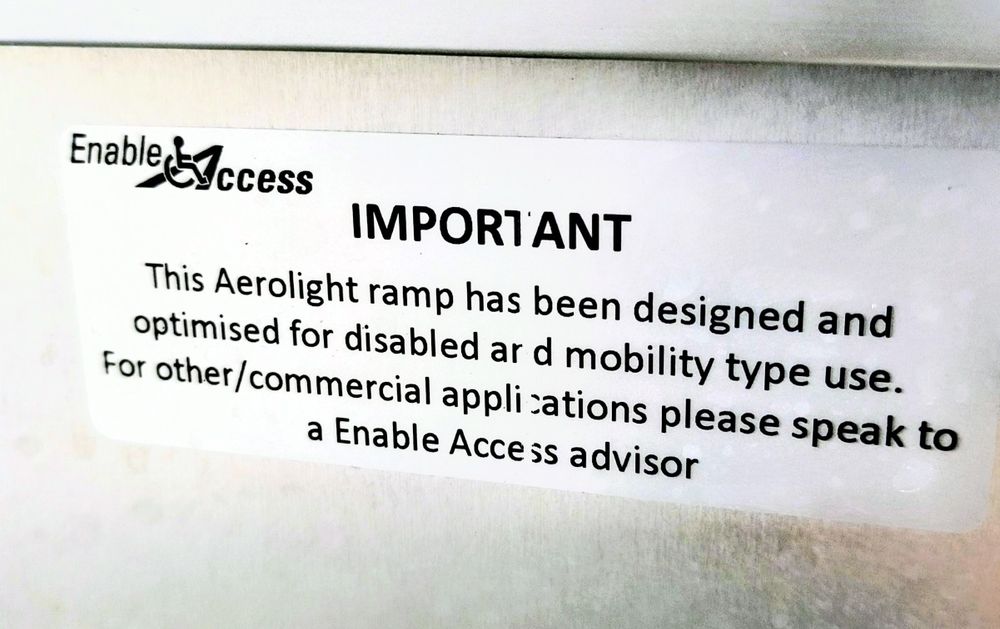 Алуминиева Сгъваема рампа Aerolight Lifestyle 210см ,300кг