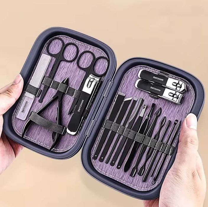 Премиум комплект за маникюр – 18 части, елегантен и изискан