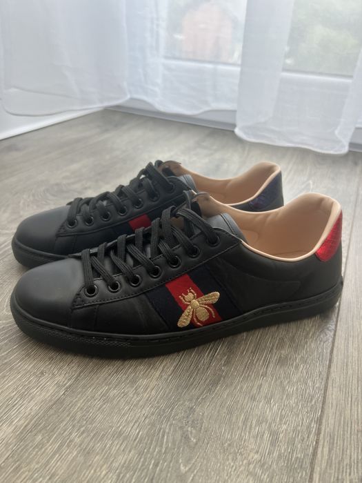 Adidasi din piele Gucci