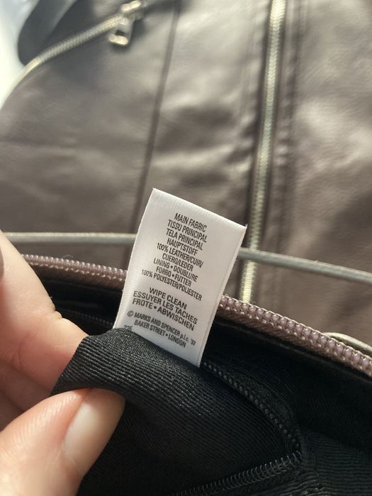 Geantă piele naturală Marks&Spencer