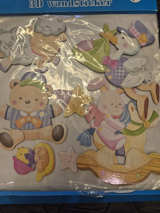 3D стикеры  новые в детскую