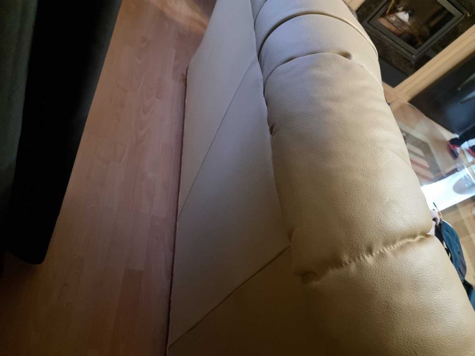 Комплект диван естествена кожа