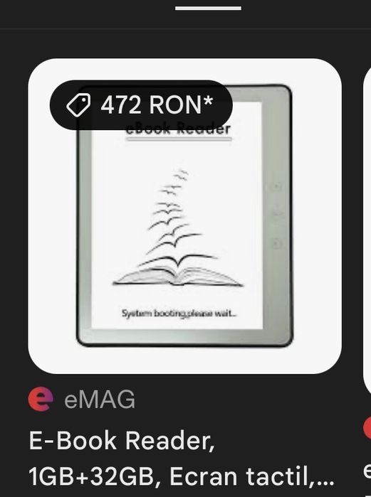 E book reader 1Gb + 32 gb ecran tactil