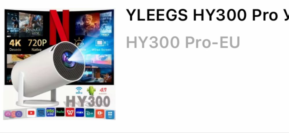 Проектор HY300 pro