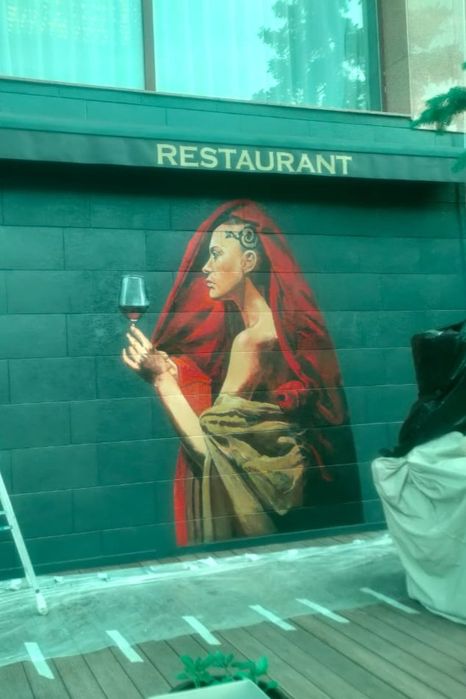 Роспись стен, профессиональный художник