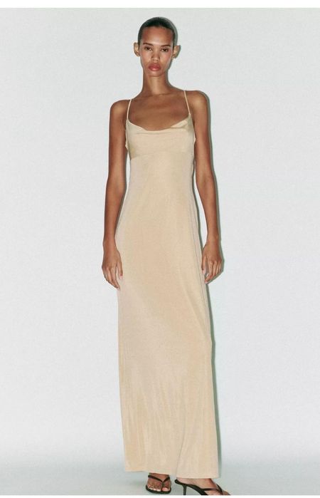 Дълга рокля Zara XS размер