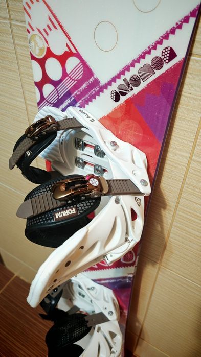 Placa snowboard Salomon 140 cm -boots burton