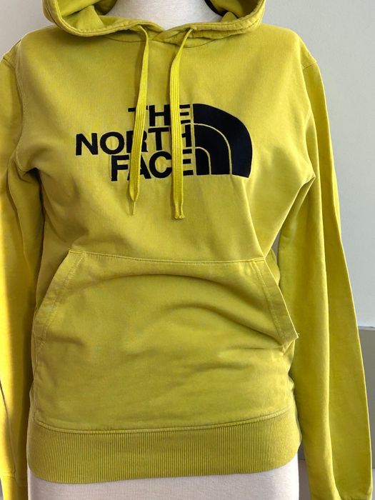 The North Face жълт памучен анорак