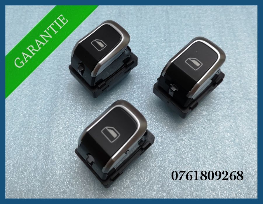 3x butoane geam electric cu crom Audi A4 B8 / A5 / Q3 / Q5 8K0 959 855