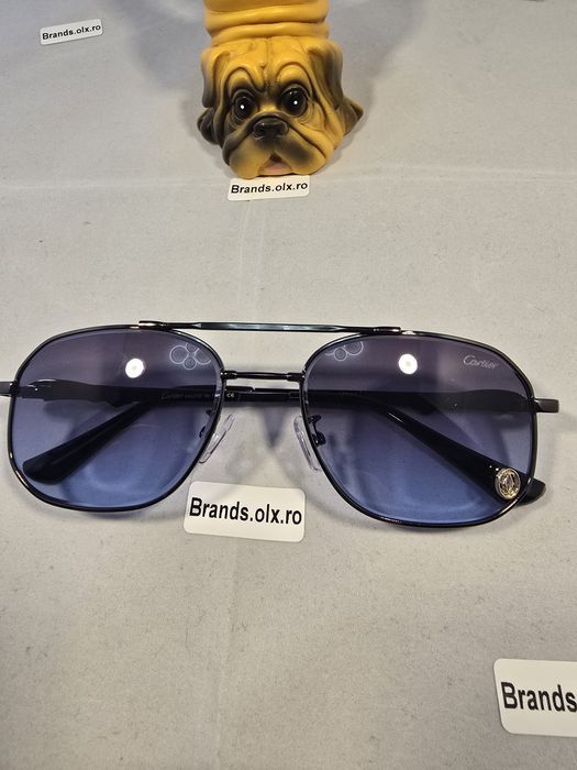 Ochelari de soare Cartier CT0439 Black Blue, made in Italy