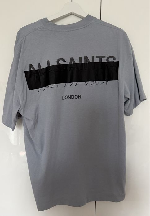Тениска ALLSAINTS в светло син цвят